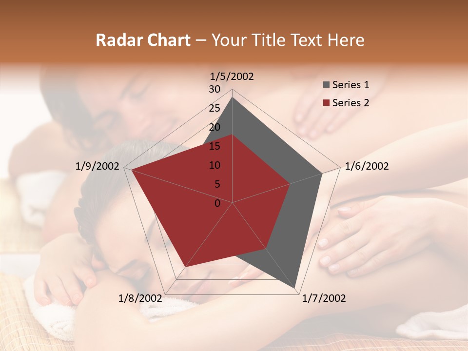 A Woman Getting A Back Massage From A Man PowerPoint Template