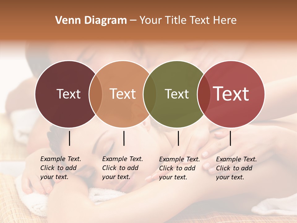 A Woman Getting A Back Massage From A Man PowerPoint Template