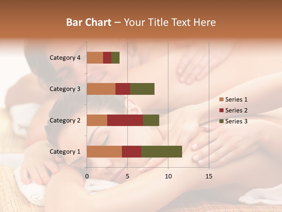 A Woman Getting A Back Massage From A Man PowerPoint Template