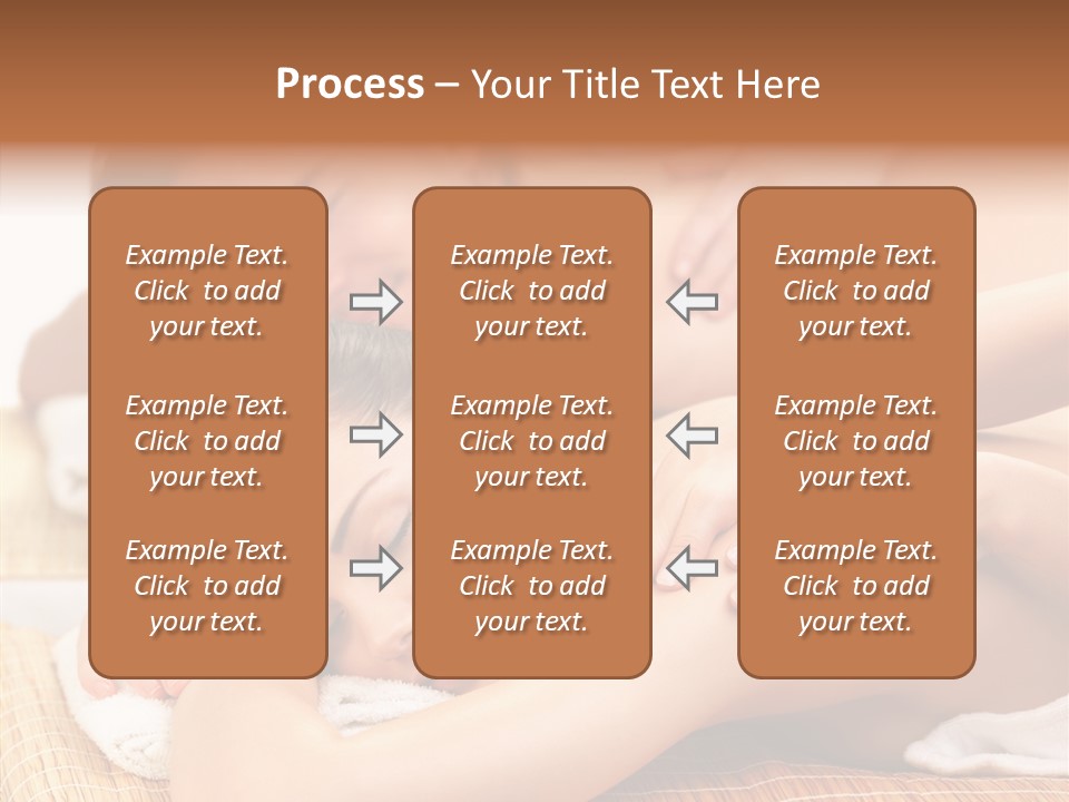 A Woman Getting A Back Massage From A Man PowerPoint Template