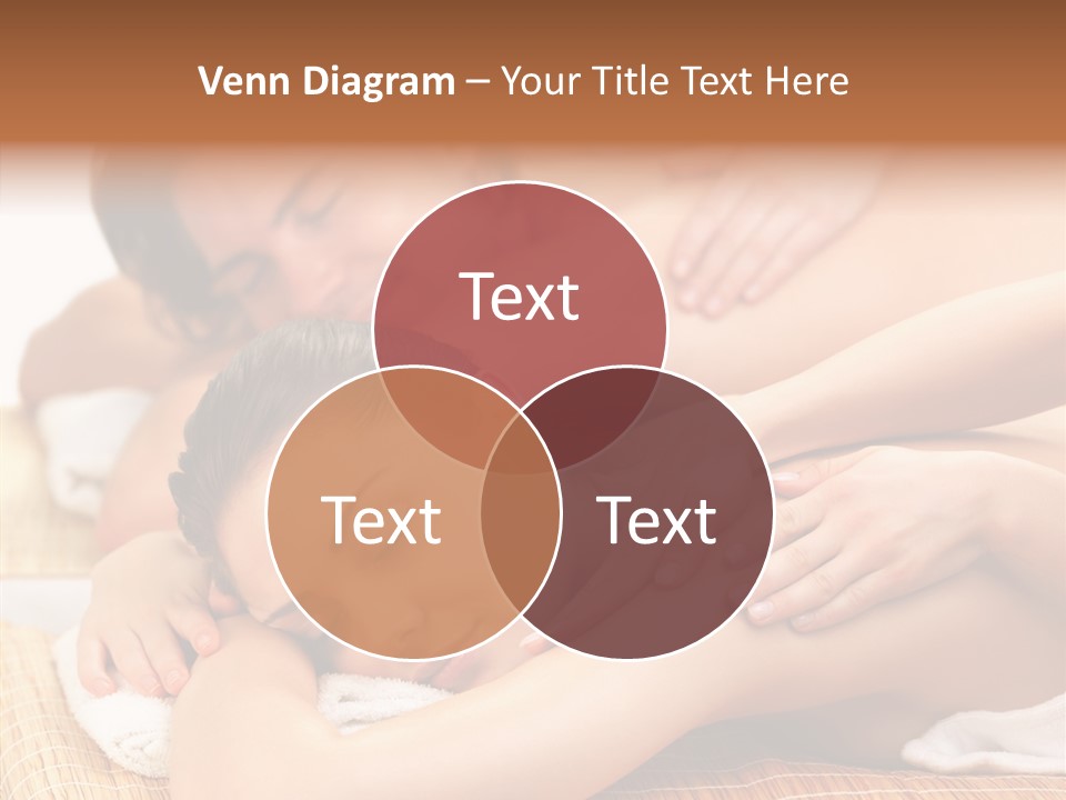 A Woman Getting A Back Massage From A Man PowerPoint Template