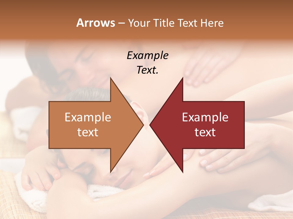 A Woman Getting A Back Massage From A Man PowerPoint Template