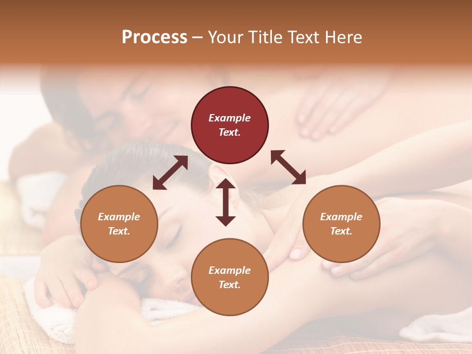 A Woman Getting A Back Massage From A Man PowerPoint Template