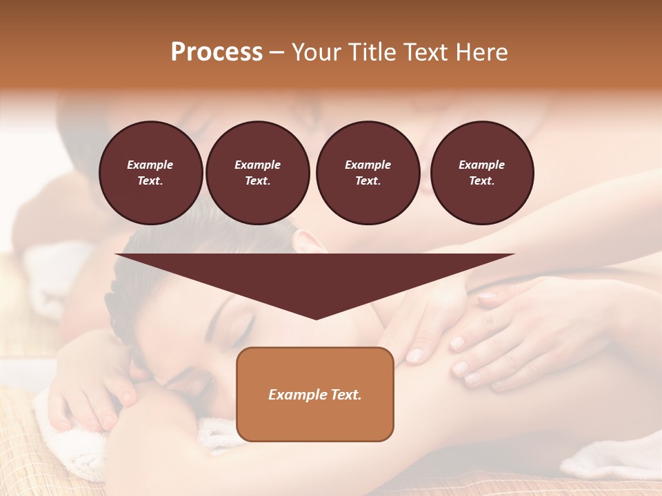 A Woman Getting A Back Massage From A Man PowerPoint Template
