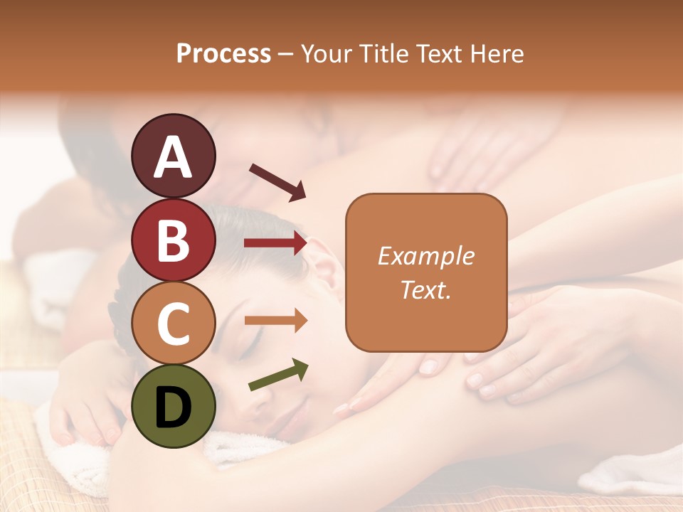 A Woman Getting A Back Massage From A Man PowerPoint Template