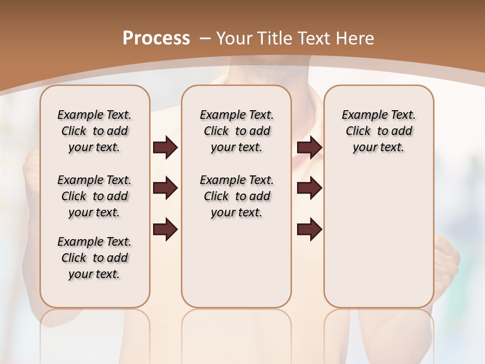 Gesture Victory Expression PowerPoint Template