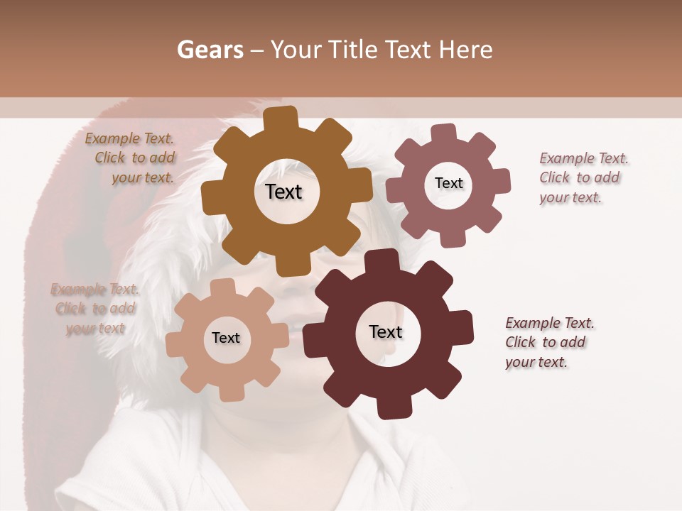 People Seasonal Bubbly PowerPoint Template