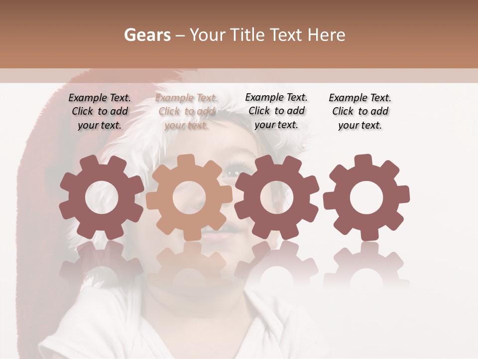 People Seasonal Bubbly PowerPoint Template