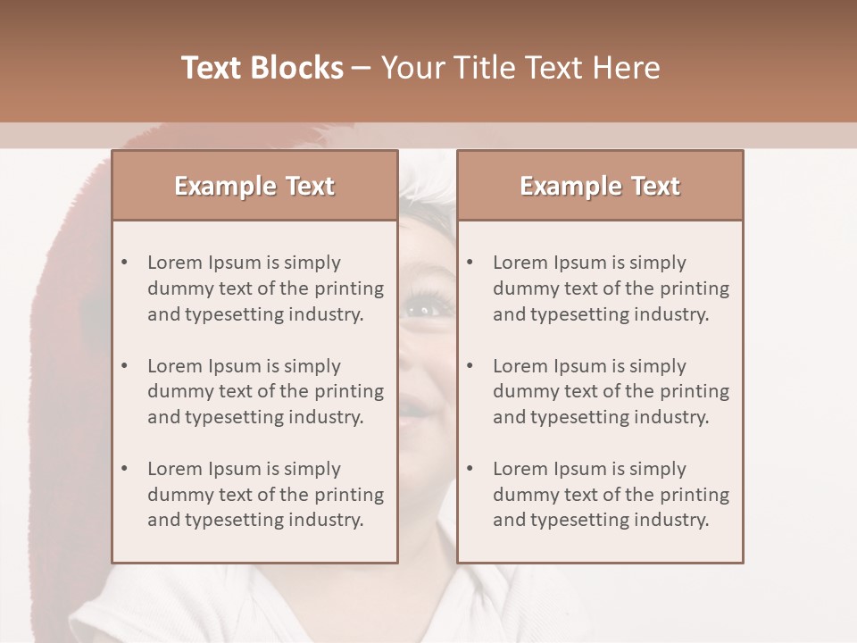 People Seasonal Bubbly PowerPoint Template