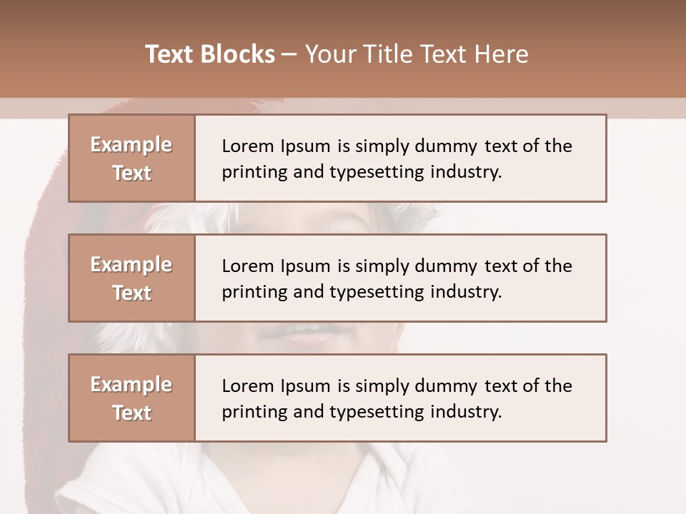 People Seasonal Bubbly PowerPoint Template
