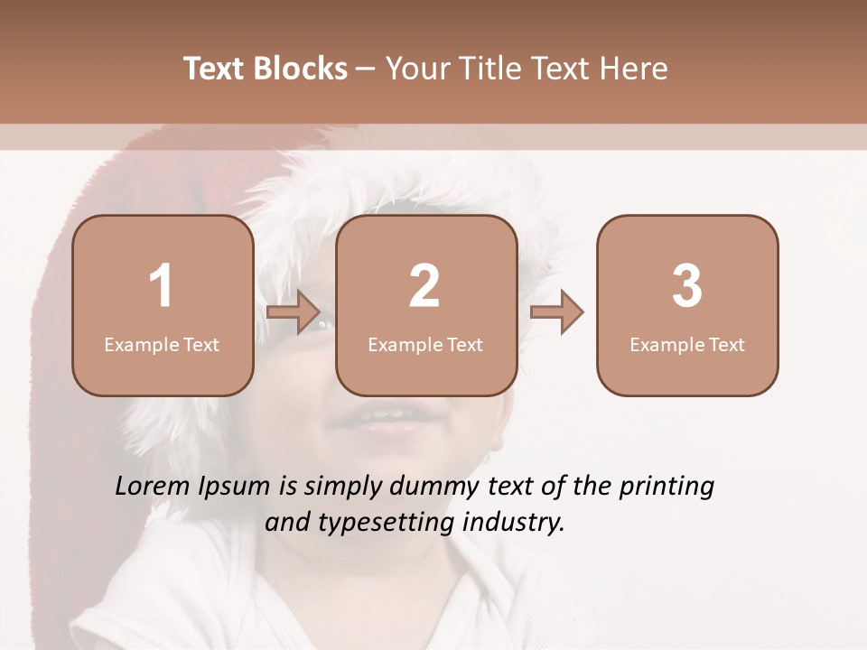 People Seasonal Bubbly PowerPoint Template