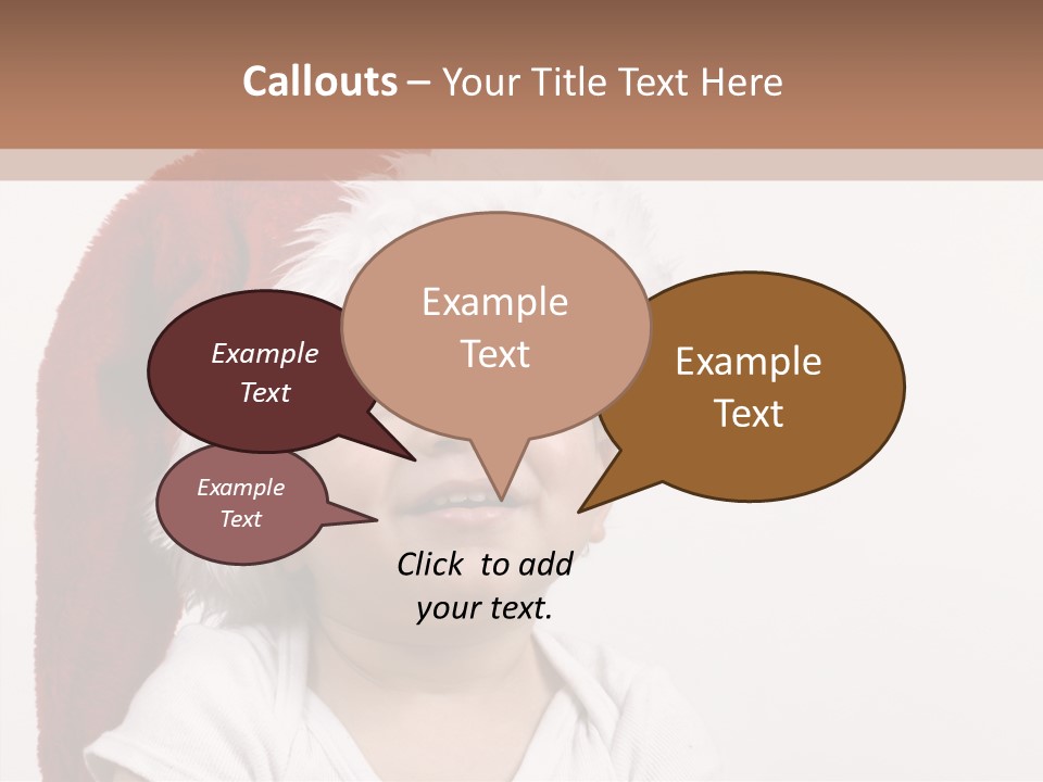 People Seasonal Bubbly PowerPoint Template