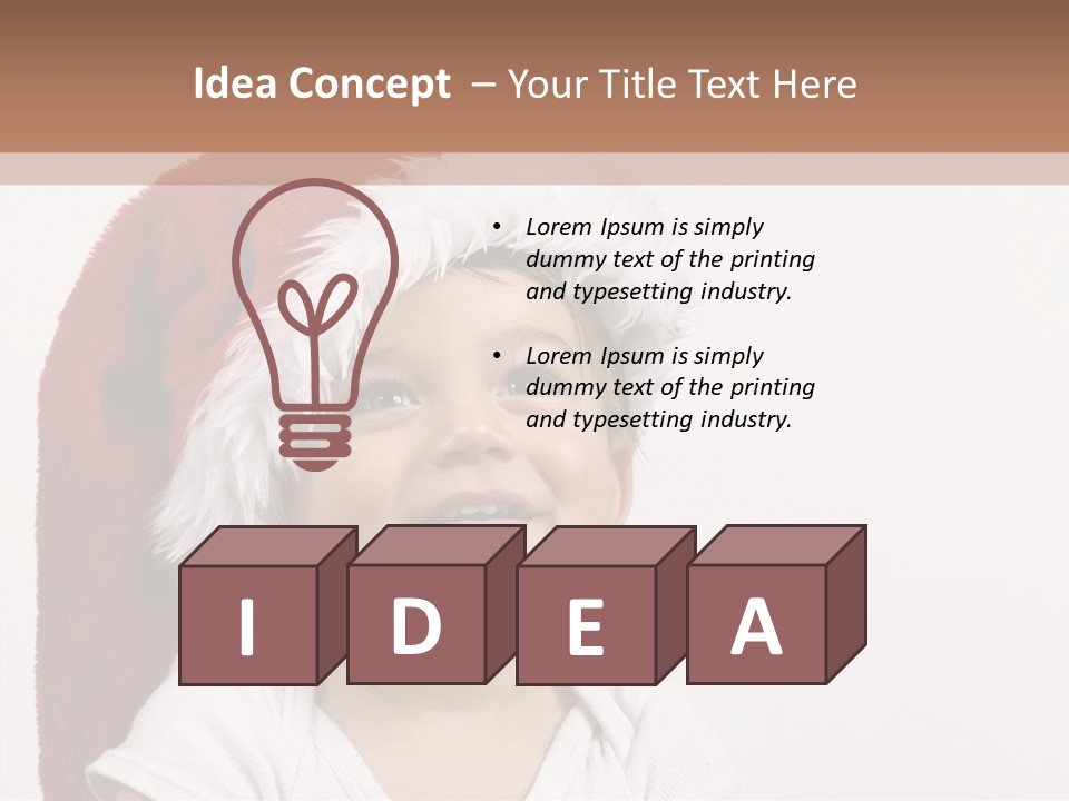 People Seasonal Bubbly PowerPoint Template