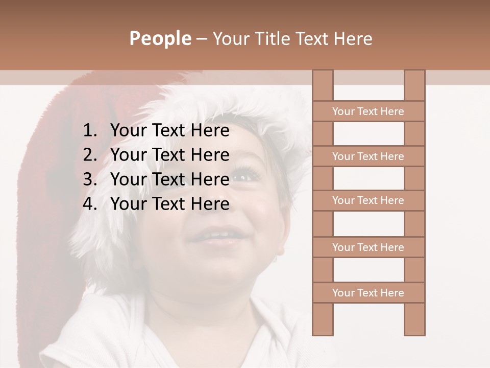 People Seasonal Bubbly PowerPoint Template