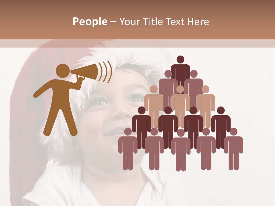 People Seasonal Bubbly PowerPoint Template