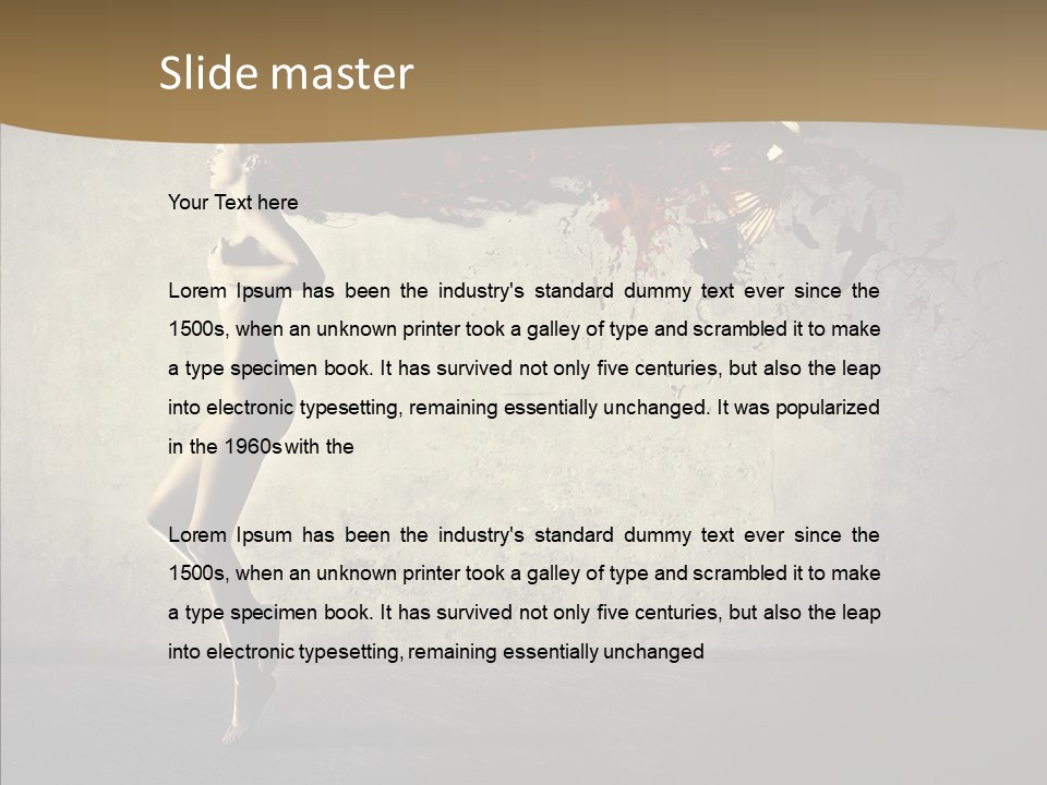 Fashion Color Move PowerPoint Template