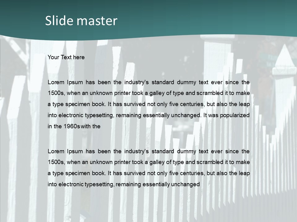 Country Southern Wood PowerPoint Template