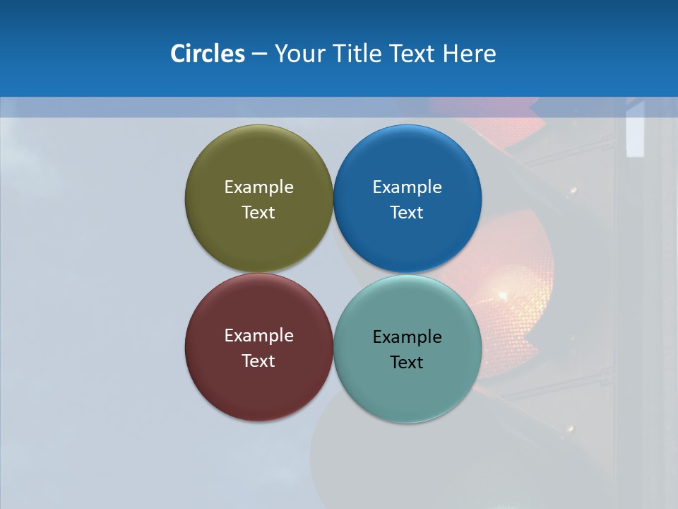 Yellow Cloud Traffic PowerPoint Template