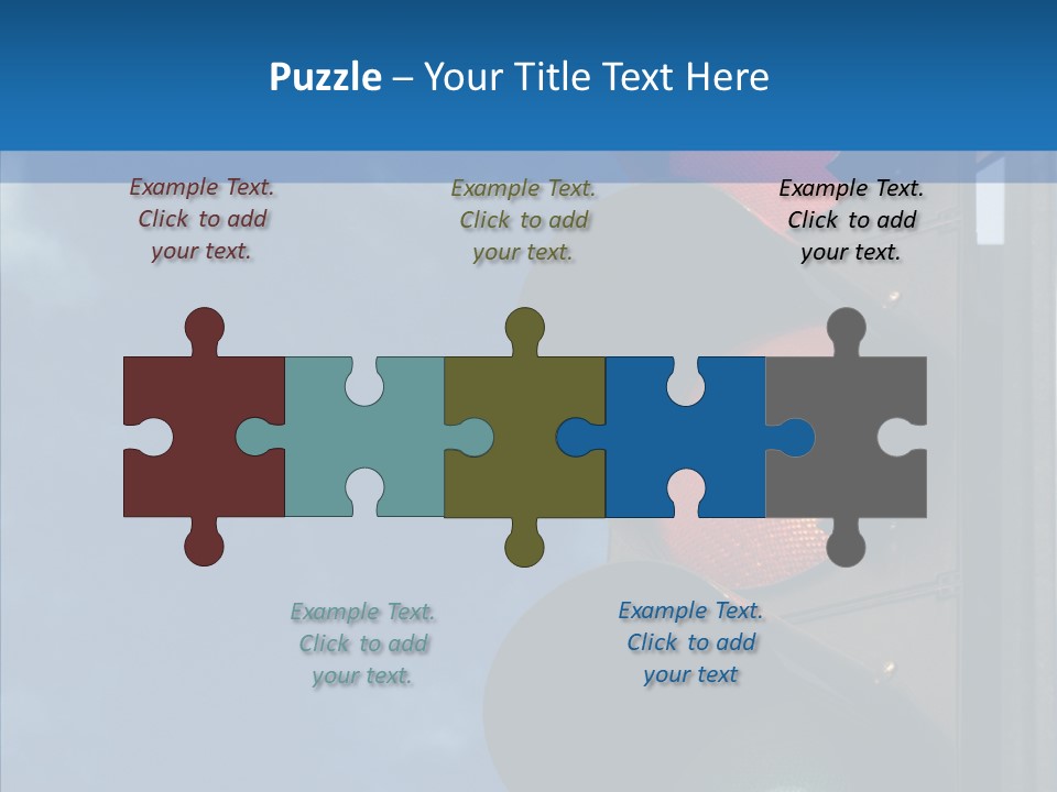Yellow Cloud Traffic PowerPoint Template