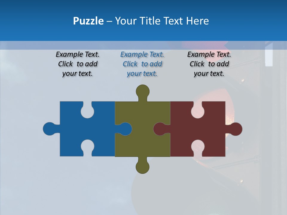 Yellow Cloud Traffic PowerPoint Template