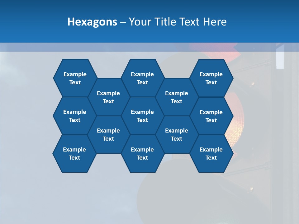 Yellow Cloud Traffic PowerPoint Template
