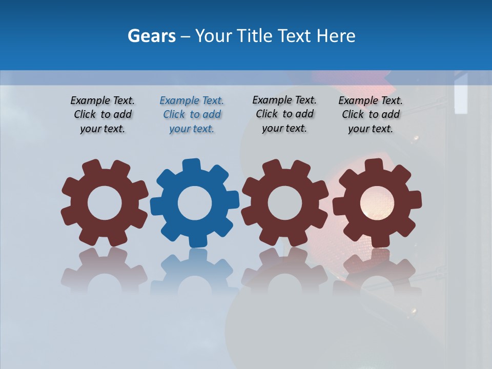 Yellow Cloud Traffic PowerPoint Template