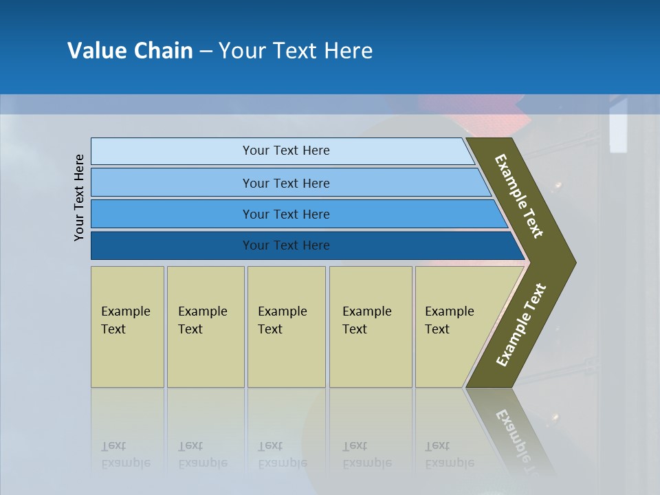 Yellow Cloud Traffic PowerPoint Template