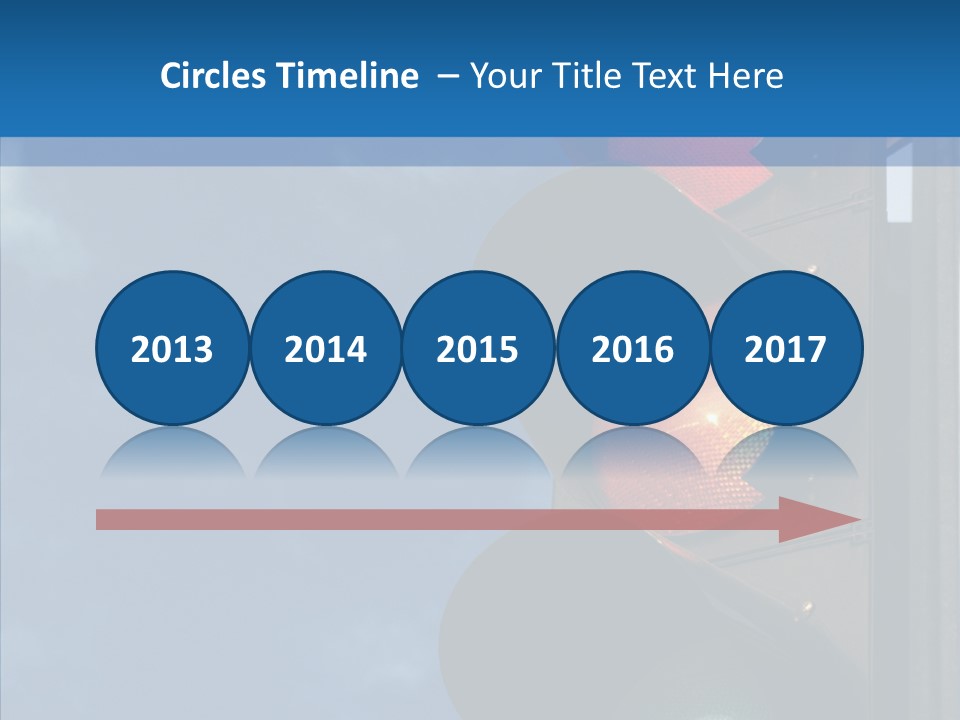 Yellow Cloud Traffic PowerPoint Template