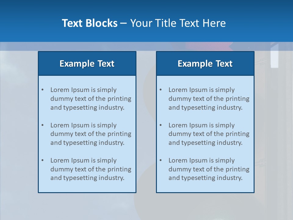 Yellow Cloud Traffic PowerPoint Template