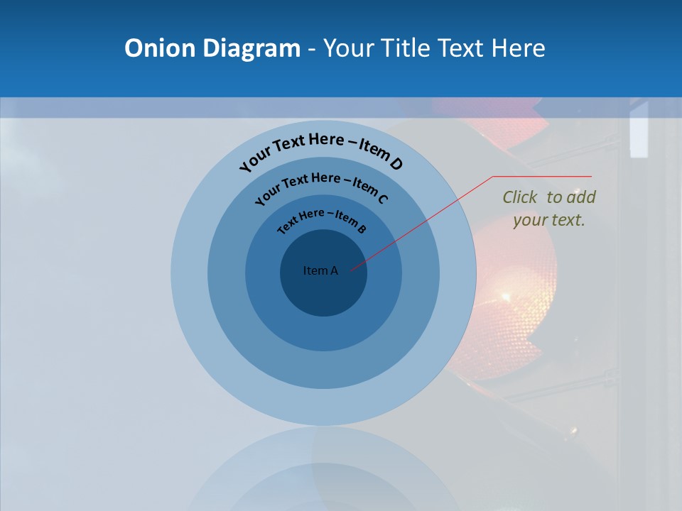 Yellow Cloud Traffic PowerPoint Template