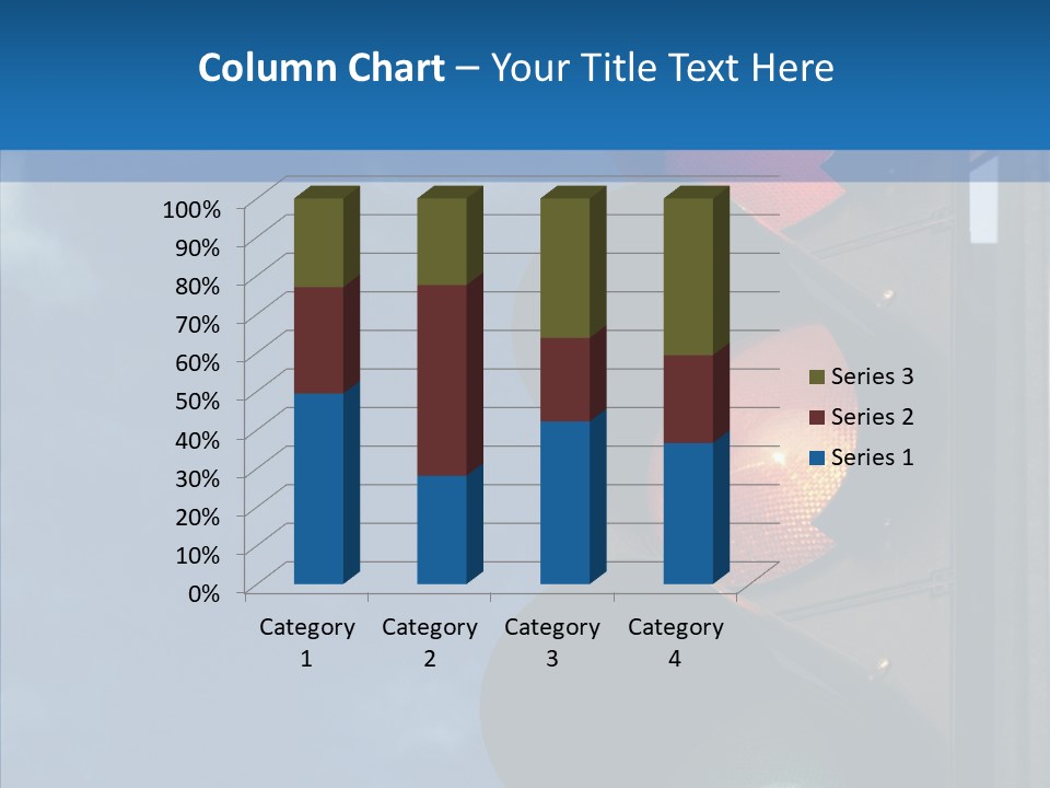 Yellow Cloud Traffic PowerPoint Template