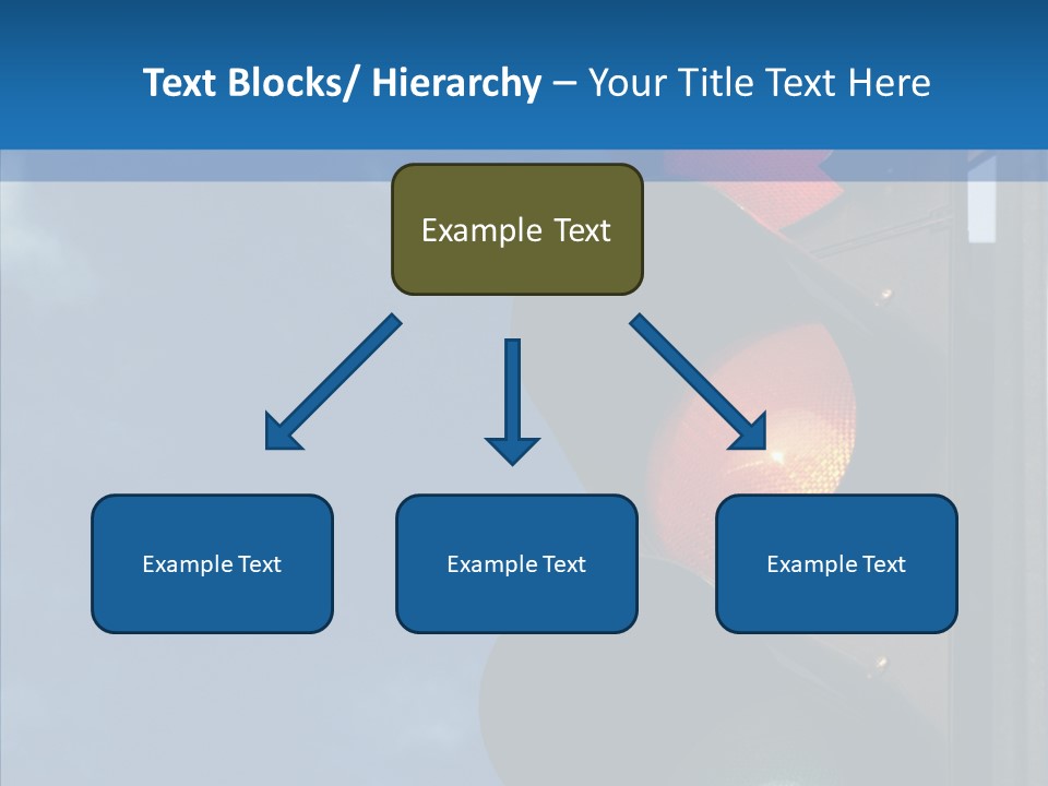 Yellow Cloud Traffic PowerPoint Template