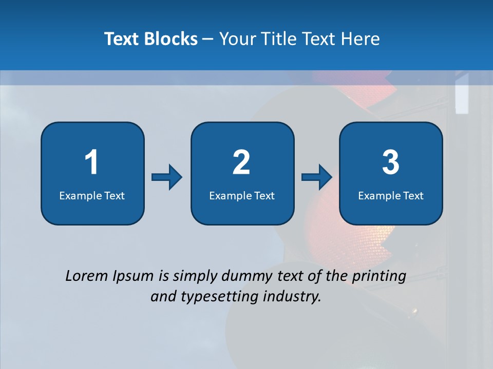 Yellow Cloud Traffic PowerPoint Template