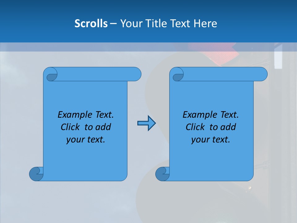 Yellow Cloud Traffic PowerPoint Template