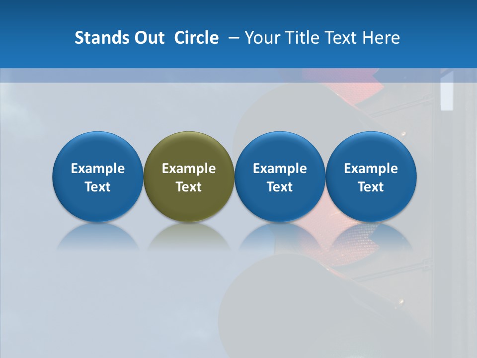 Yellow Cloud Traffic PowerPoint Template