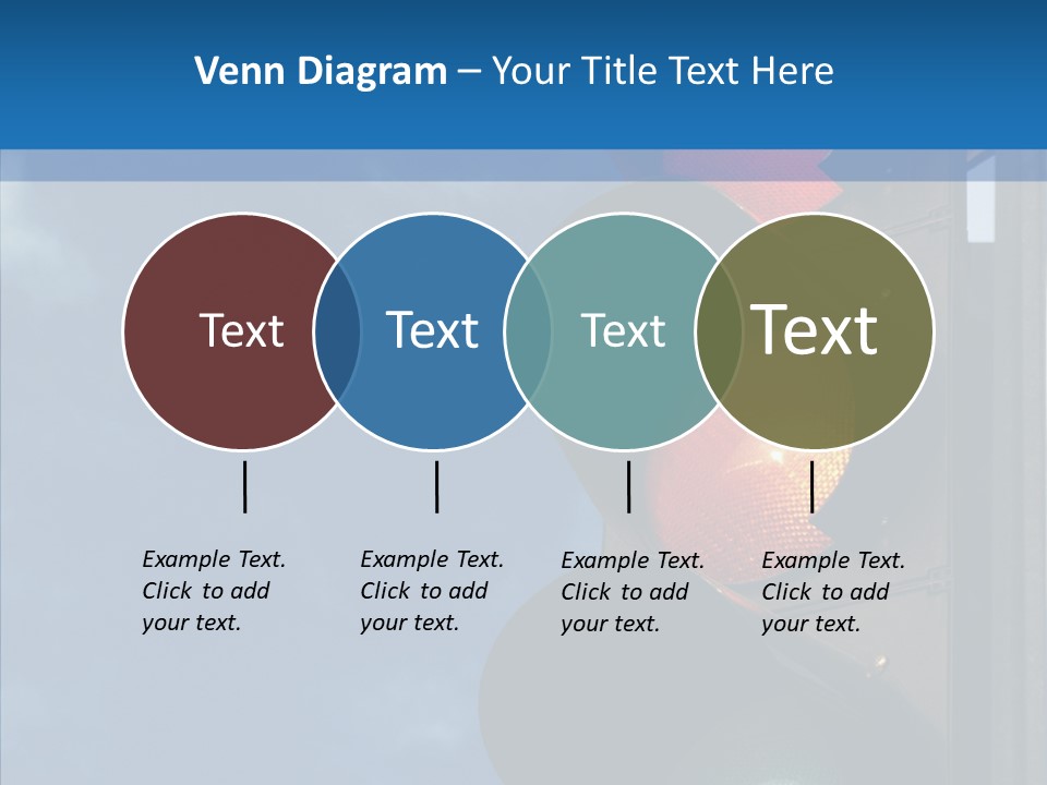 Yellow Cloud Traffic PowerPoint Template