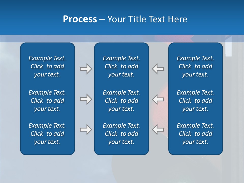 Yellow Cloud Traffic PowerPoint Template