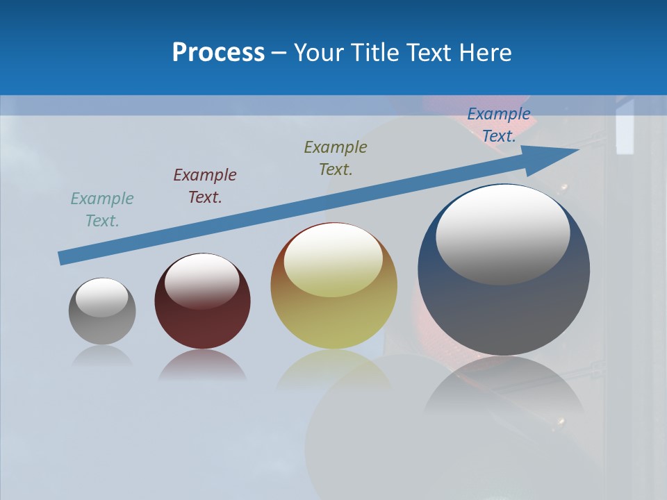 Yellow Cloud Traffic PowerPoint Template