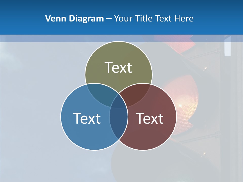 Yellow Cloud Traffic PowerPoint Template