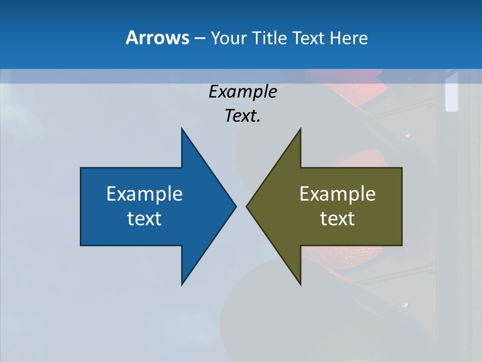 Yellow Cloud Traffic PowerPoint Template