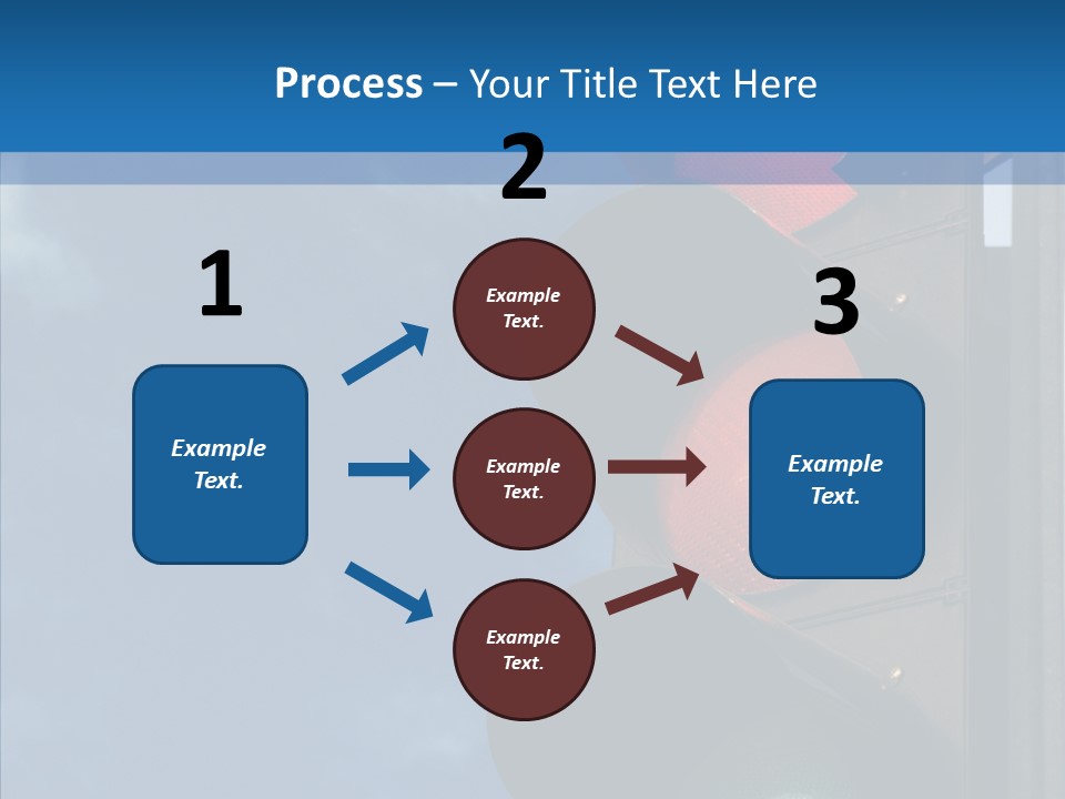Yellow Cloud Traffic PowerPoint Template