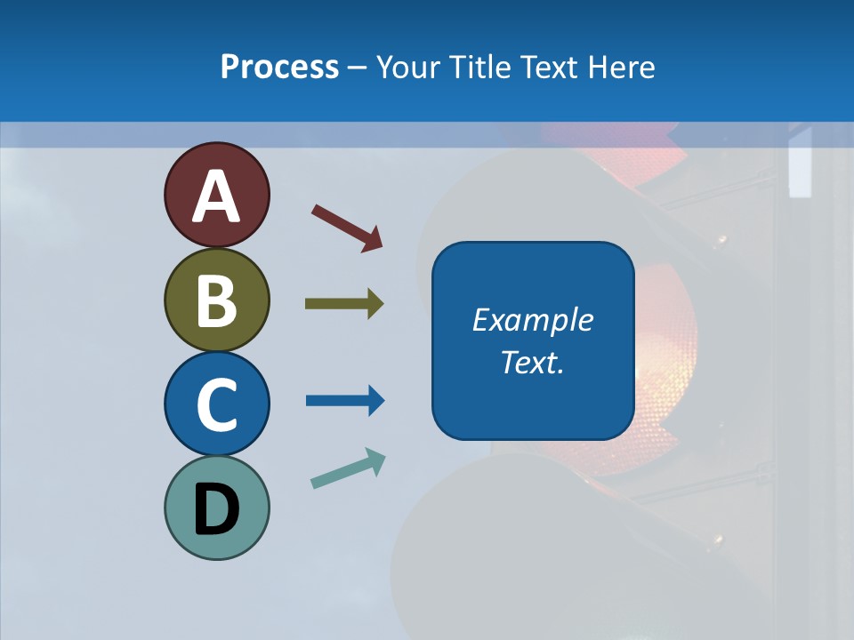 Yellow Cloud Traffic PowerPoint Template