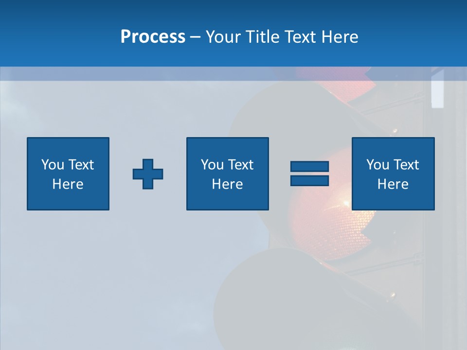 Yellow Cloud Traffic PowerPoint Template