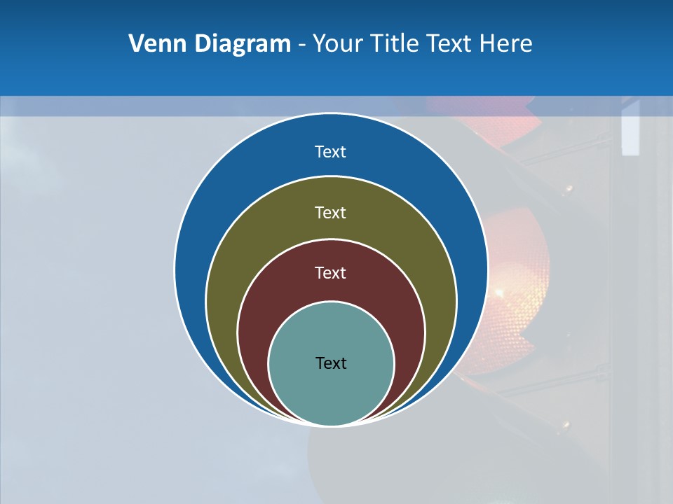 Yellow Cloud Traffic PowerPoint Template