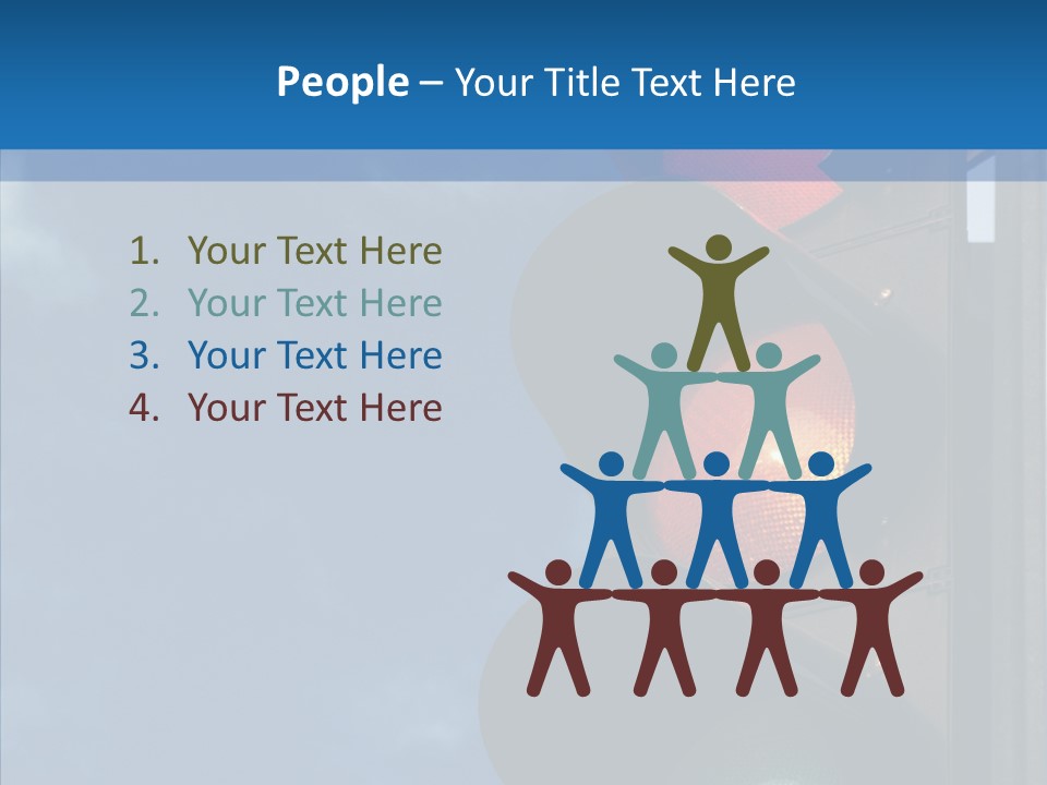 Yellow Cloud Traffic PowerPoint Template