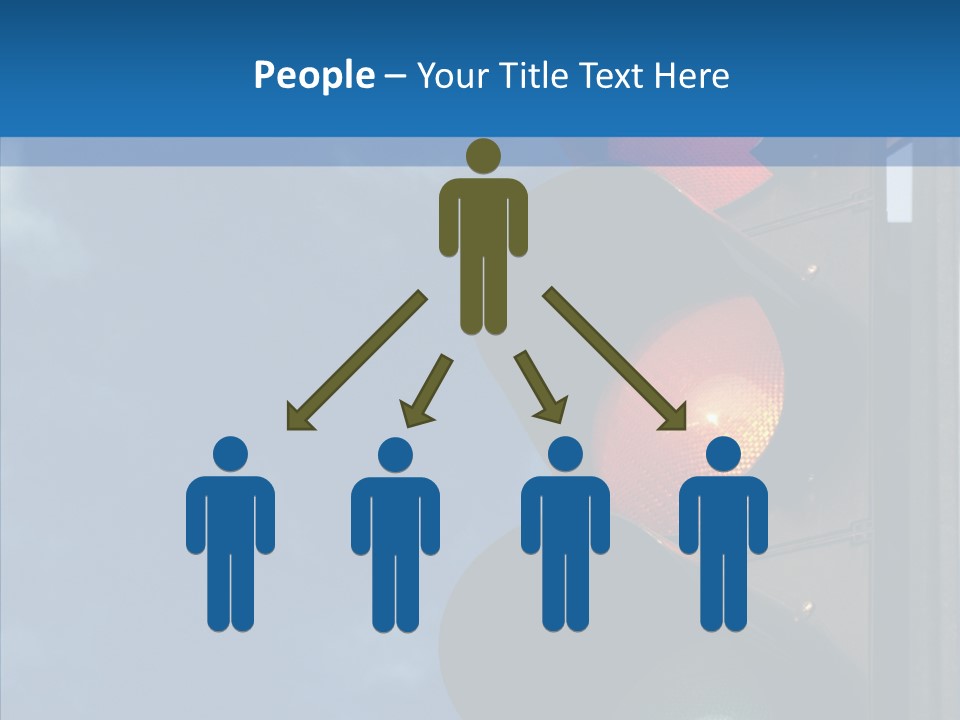 Yellow Cloud Traffic PowerPoint Template