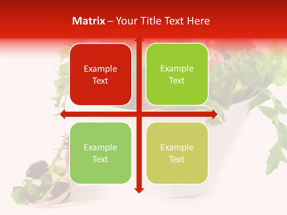 Tomatoes Meal Butterhead PowerPoint Template