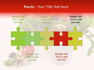 Tomatoes Meal Butterhead PowerPoint Template