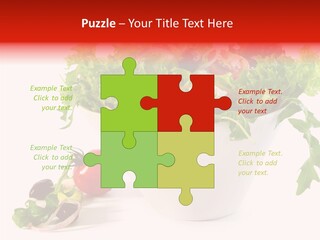 Tomatoes Meal Butterhead PowerPoint Template