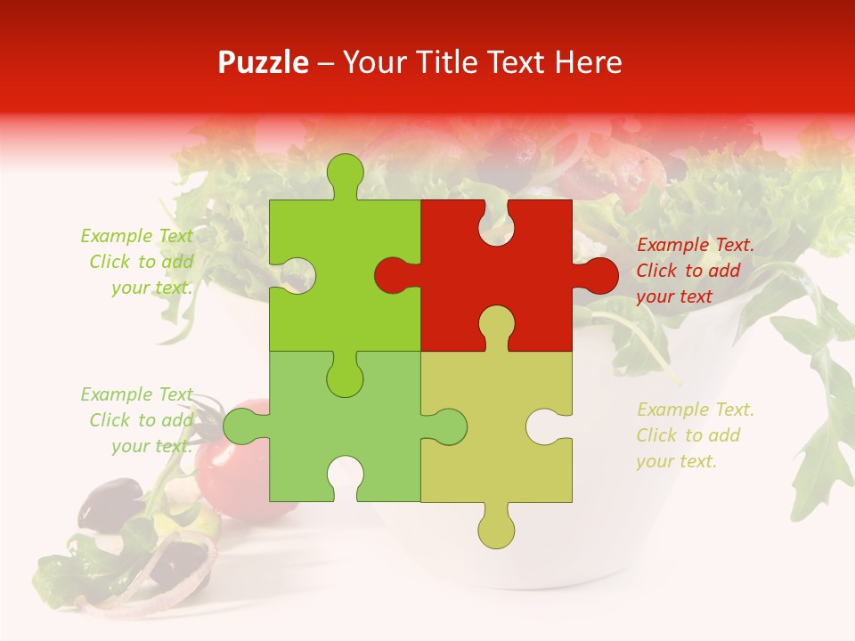 Tomatoes Meal Butterhead PowerPoint Template
